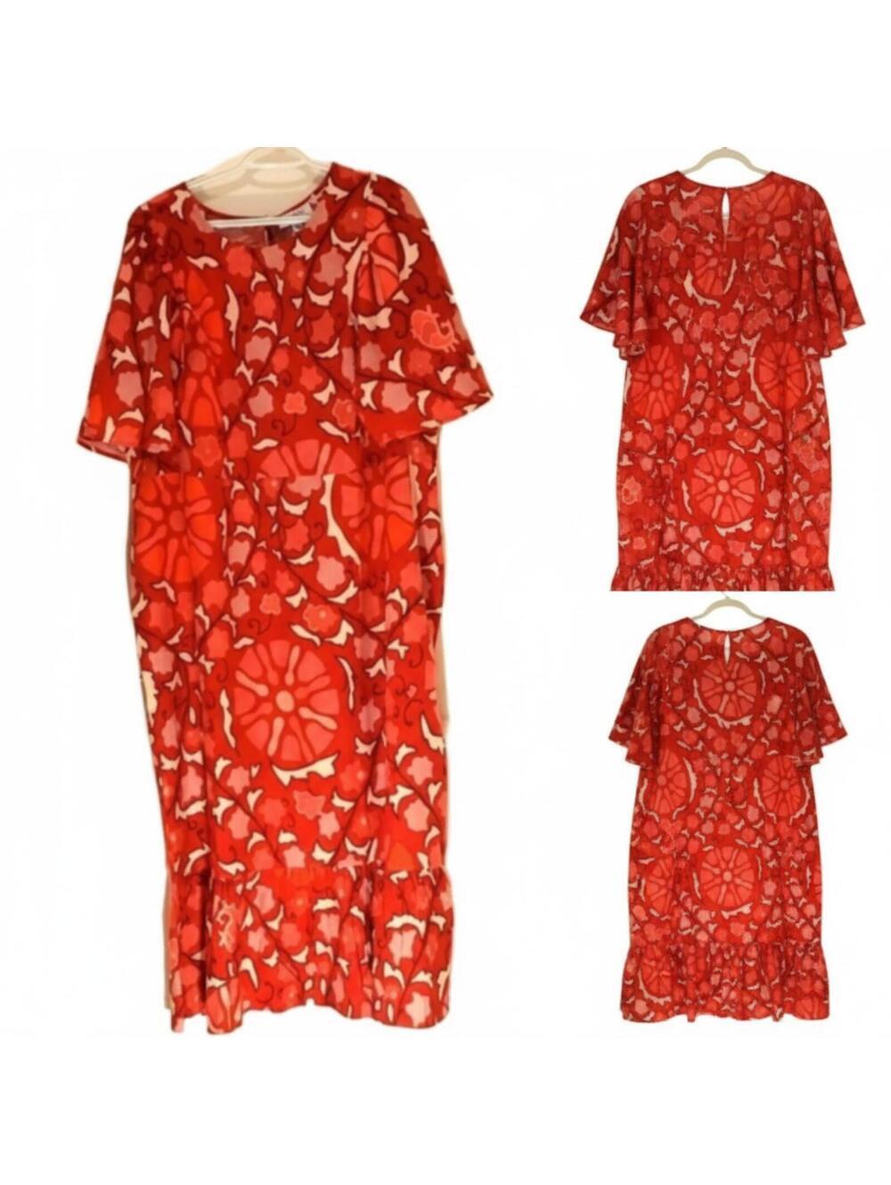 Rhode Flutter Short Sleeve Dress